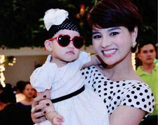 Con gái Vũ Thu Phương ngày càng sành điệu