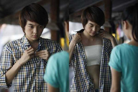 Minh Hằng giảm cân ép ngực nhỏ đi