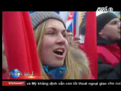 Crưm sáp nhập: Người Nga xúc động cảm ơn Putin