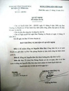 Lái xe làm phó chánh văn phòng: Người ký có vô can?