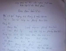 Một phóng viên bị cản trở khi tác nghiệp