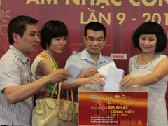 Giải 'Âm nhạc Cống hiến' đã được định đoạt