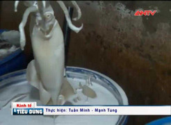 Clip 'phù phép' mực thối thành trắng phau bằng thùng phuy hóa chất