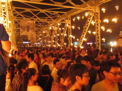 Festival Huế 2014: Cầu Trường Tiền lộng lẫy trong nghệ thuật sắp đặt