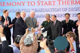 Chính thức 'đốt' 45.000 m3 đất nhiễm dioxin tại Đà Nẵng