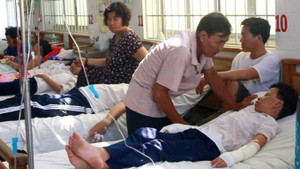 Nổ bong bóng, bỏng 10 thầy trò