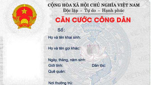 Thẻ căn cước công dân có hình dáng thế nào?