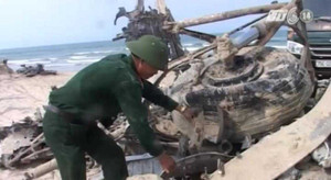 Phát hiện xác máy bay rơi ở vịnh Lăng Cô
