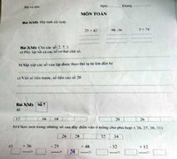 Bé lớp 1 mờ mắt ôn thi học kỳ dịp lễ 30/4