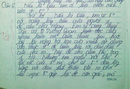 Bật cười với bài tập làm văn của trẻ