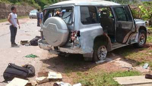 Xe lên Điện Biên nổ lốp, 3 công an tử nạn