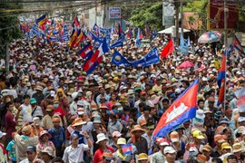 Biểu tình ở nhiều nơi trong ngày Quốc tế lao động