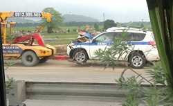 Xe CSGT gặp nạn, 3 chiến sĩ tử vong