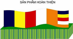 Lá cờ Phật giáo bằng hoa tươi lớn nhất châu Á