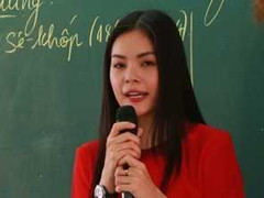 Dương Cẩm Lynh hào hứng về trường