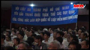 Clip: Mít-tinh phản đối hành động ngang ngược của TQ