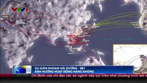 Vụ giàn khoan Hải Dương 981 ảnh hưởng đến hoạt động hàng không