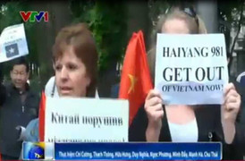 Clip: Việt kiều và bạn bè quốc tế lên án hành động của TQ