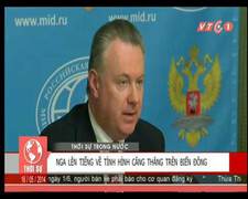 Nga lên tiếng về tình hình căng thẳng trên Biển Đông