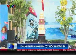 Video: Khánh thành mô hình cột mốc Trường Sa