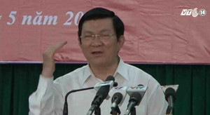 Chủ tịch nước Trương Tấn Sang: Không có chuyện sợ trong đấu tranh bảo vệ chủ quyền