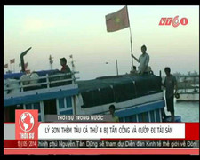 Clip: Tàu hải cảnh Trung Quốc tấn công, cướp tài sản tàu cá Việt Nam