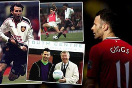 10 siêu phẩm của Ryan Giggs trong màu áo Man Utd