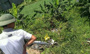 Phát hiện thi thể nam thanh niên dưới ruộng