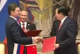 Video: Nga - Trung ký kết hợp đồng mua bán khí đốt lịch sử