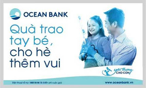 'Quà trao tay bé, cho hè thêm vui' cùng OceanBank