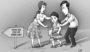 Quên Tiếng Việt khi học trường quốc tế