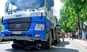 Va chạm với xe bồn, nam thanh niên tử vong tại chỗ