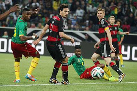 Đức, Cameroon rượt đuổi nghẹt thở trong mưa bàn thắng