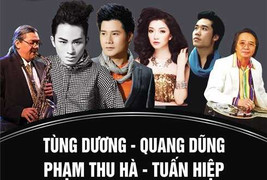 Tùng Dương hát trong đêm nhạc Gửi người em gái miền Nam