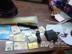 Gỉa danh cảnh sát hình sự cưỡng đoạt tiền người vi phạm