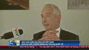 Học giả Châu Âu ủng hộ Việt Nam kiện Trung Quốc về Biển Đông