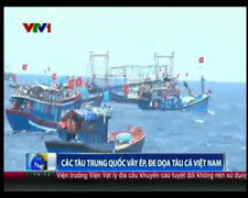 Nhiều tàu Trung Quốc vây ép, đe dọa tàu cá Việt Nam