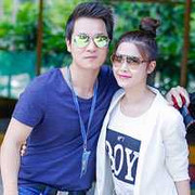 Vợ hot girl hộ tống Đăng Khôi đua xe