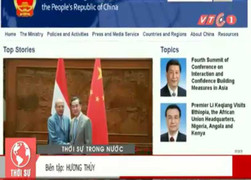 Trang web bộ ngoại giao Trung Quốc đưa tin xuyên tạc