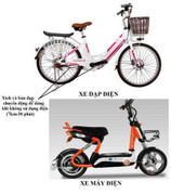 Xe đạp điện được cấp chứng nhận 68/TCVN không phải đăng ký biển số