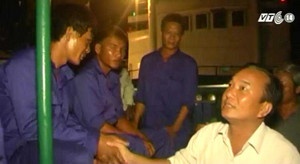 Cháy tàu cá ở Hoàng Sa, 16 ngư dân được cứu sống