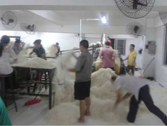 Hình ảnh gây sốc bên trong cơ sở sản xuất bún khô