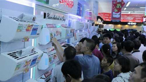 Đổ xô mua điều hòa giá rẻ bảo vệ sức khỏe
