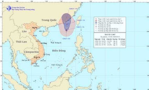 Cơn bão số 1 tiến vào biển Đông