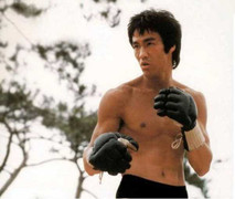 Hình ảnh quý của huyền thoại võ thuật Lý Tiểu Long