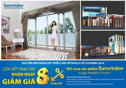 Eurowindow khuyến mãi nhân dịp Vietbuild HCM 2014