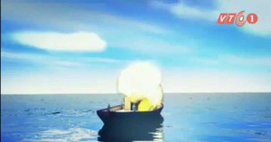 Clip: Nổ tàu cá gần đảo Phú Quý, 3 thuyền viên mất tích