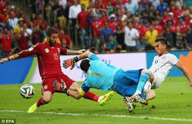 Trực tiếp World Cup 2014 bảng B: Tây Ban Nha - Chile