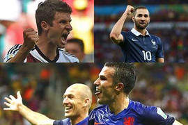 Giày vàng World Cup 2014: Tất cả đều dừng ở con số 3