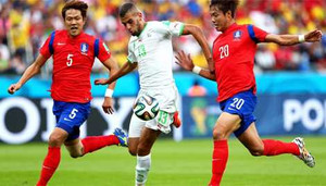 Trực tiếp World Cup 2014 bảng H: Hàn Quốc - Algeria